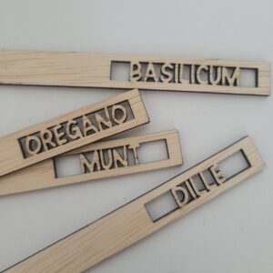 Moestuinlabels - kruiden