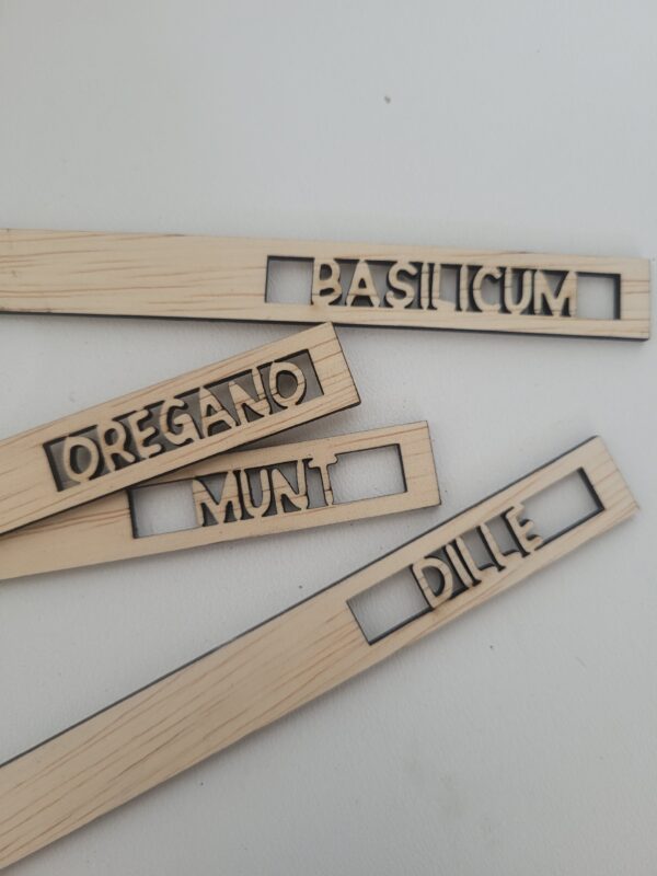 Moestuinlabels - kruiden