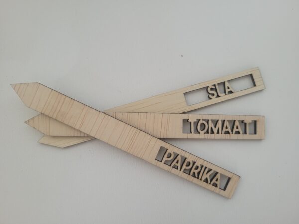 Moestuinlabels - groente