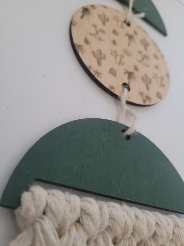 Wandhanger Cactus - groen - Afbeelding 3