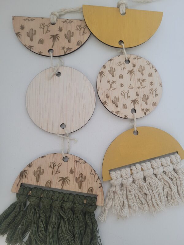 Wandhanger Cactus - geel